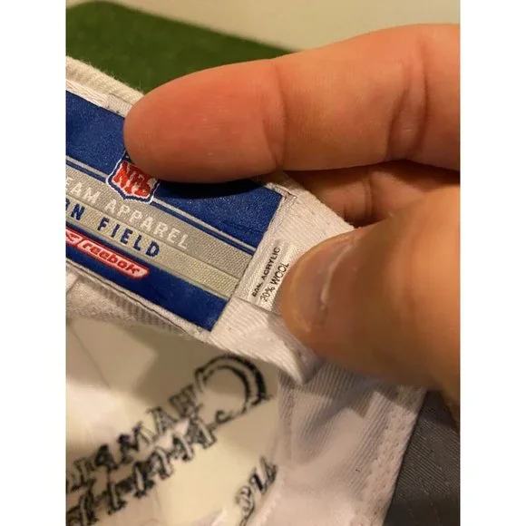 New England Patriots hat cap snap back white retro Y2K Tom Brady Reebok 2011 - Picture 12 of 12